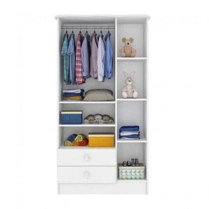 Imagem de Quarto de bebê com Guarda-Roupa e Cômoda de Bebê Arco-Íris