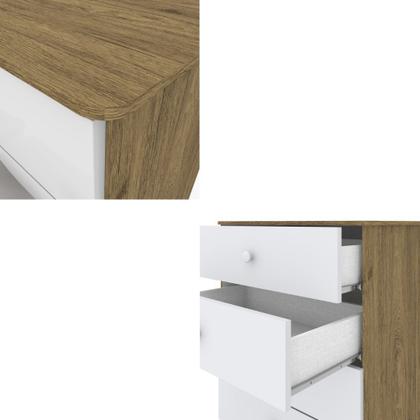 Imagem de Quarto de Bebê com Guarda Roupa e Cômoda Labirinto Henn