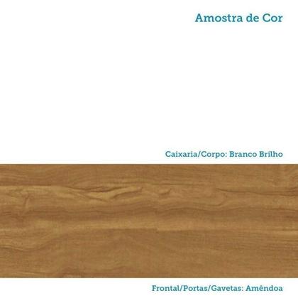 Imagem de Quarto de bebê Cômoda 1 Pta Janelada 4 Gavetas e Berço 100% MDF Lana Espresso Móveis