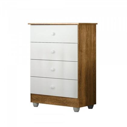 Imagem de Quarto de Bebê Completo 100% MDF 1 Berço Mini Cama com Colchão Life 1 Cômoda Soft Life