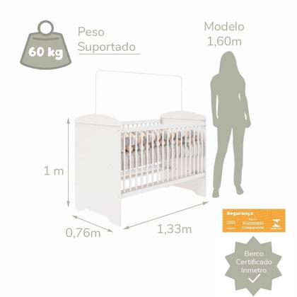 Imagem de Quarto de Bebê Completo 100% MDF Eloá