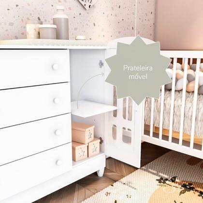 Imagem de Quarto de Bebê Completo 100% MDF Eloá