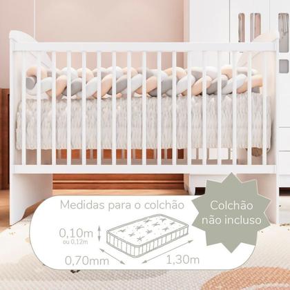 Imagem de Quarto de Bebê Completo 100% MDF Eloá