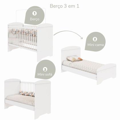 Imagem de Quarto de Bebê Completo 100% MDF Eloá