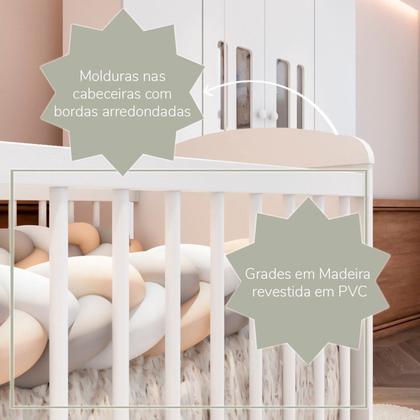 Imagem de Quarto de Bebê Completo 100% MDF Eloá