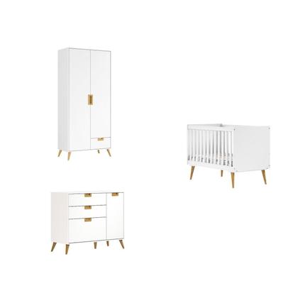 Imagem de Quarto de Bebê Completo 3 Peças Caring