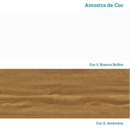 Imagem de Quarto de Bebê Completo Berço 3 em 1, Guarda-roupa 4 Portas e Cômoda 100% MDF Aurora Espresso Móveis