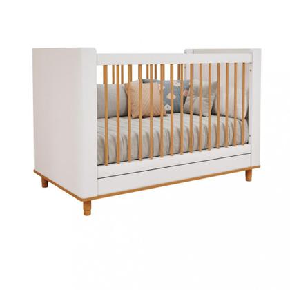 Imagem de Quarto de Bebê Completo Berço e Guarda Roupa 4 Portas 100 MDF Lívia Permobili