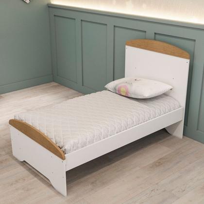 Imagem de Quarto de Bebê Completo Berço Eloa 3 em 1 e Guarda-roupa 3 Portas Hellen