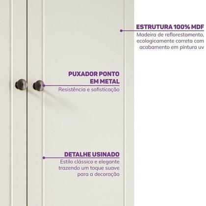 Imagem de Quarto de Bebê Completo Berço Evolutivo e Guarda-roupa Ananda Casatema Madeiraoriginals