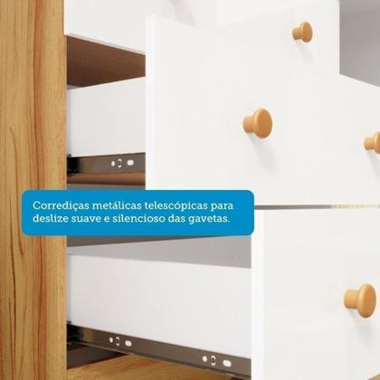 Imagem de Quarto de Bebê Completo com Berço Americano Guarda-Roupa e Cômoda Mimo 100% MDF Espresso Móveis