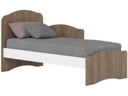 Imagem de Quarto de Bebê Completo com Berço Cômoda e Guarda-roupa Henn Bala de Menta Rústico e Branco