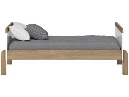 Imagem de Quarto de Bebê Completo com Berço Cômoda e Guarda-roupa Henn Ternura Branco e Jequitibá