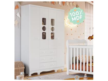 Imagem de Quarto de Bebê Completo com Berço Cômoda e