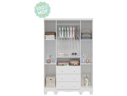 Imagem de Quarto de Bebê Completo com Berço Cômoda e