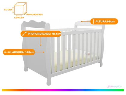 Imagem de Quarto de Bebê Completo com Berço Cômoda e