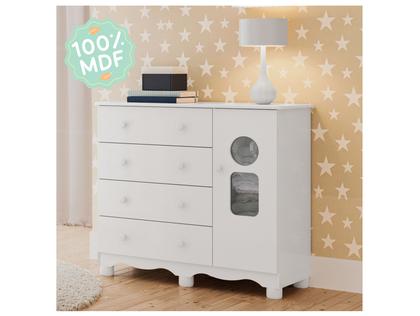 Imagem de Quarto de Bebê Completo com Berço Cômoda e