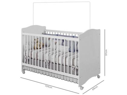 Imagem de Quarto de Bebê Completo com Berço Guarda-Roupa