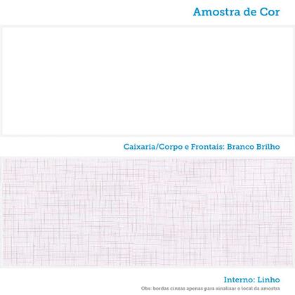 Imagem de Quarto de Bebê Completo com Berço Mini Cama Guarda-Roupa e Cômoda 100 MDF Elô New Móveis Peroba