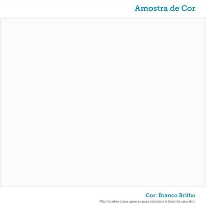 Imagem de Quarto de Bebê Completo com Guarda Roupa 3 Portas Cômoda e Berço 100% MDF Mimo Espresso Móveis Branco Brilho