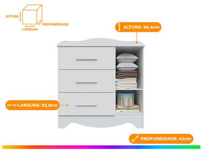 Imagem de Quarto de Bebê Completo com Guarda-roupa