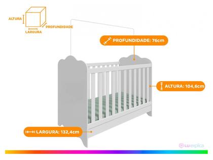Imagem de Quarto de Bebê Completo com Guarda-roupa