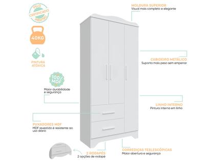 Imagem de Quarto de Bebê Completo com Guarda-roupa