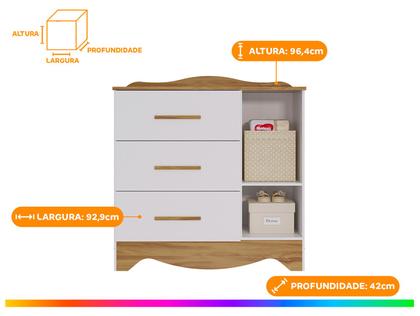 Imagem de Quarto de Bebê Completo com Guarda-roupa