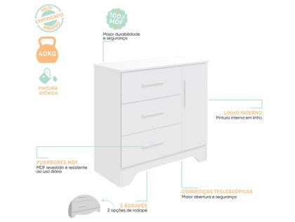 Imagem de Quarto de Bebê Completo com Guarda-roupa