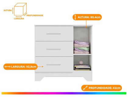 Imagem de Quarto de Bebê Completo com Guarda-roupa