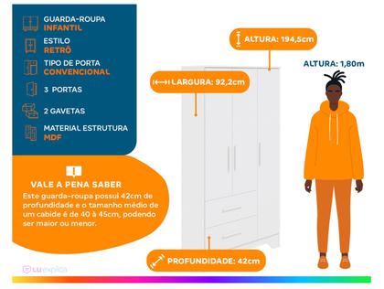 Imagem de Quarto de Bebê Completo com Guarda-roupa