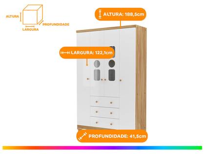 Imagem de Quarto de Bebê Completo com Guarda-roupa Berço