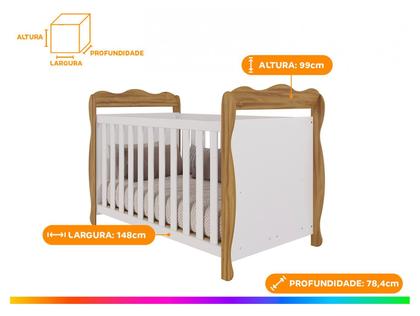 Imagem de Quarto de Bebê Completo com Guarda-roupa Berço