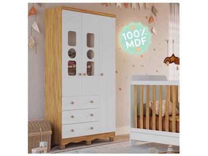 Imagem de Quarto de Bebê Completo com Guarda-roupa Berço