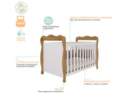 Imagem de Quarto de Bebê Completo com Guarda-roupa Berço