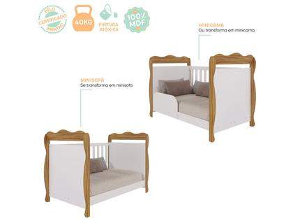 Imagem de Quarto de Bebê Completo com Guarda-roupa Berço