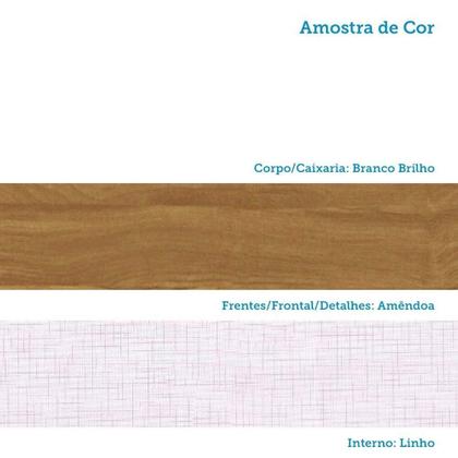 Imagem de Quarto de Bebê Completo com Guarda Roupa Cômoda e Berço 100% Mdf Jolie Retrô Yescasa