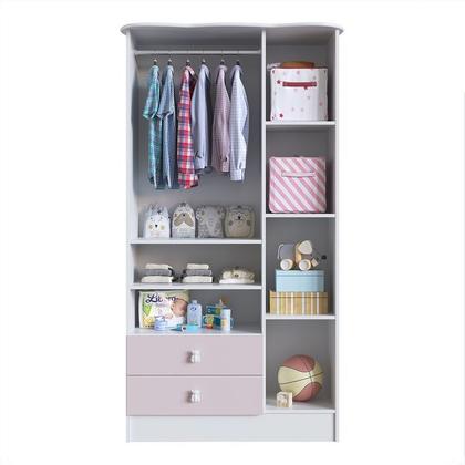Imagem de Quarto de Bebê Completo com Guarda-Roupa e Cômoda Arco-Íris