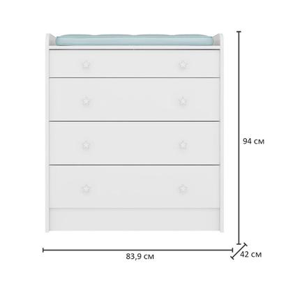 Imagem de Quarto de Bebê Completo Doce Sonho Qmovi Branco com Colchão Gazin