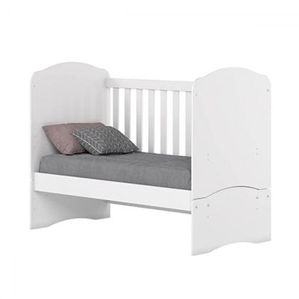 Imagem de Quarto de Bebê Completo Doha 2 Portas 8 Gavetas com Espelho Branco - Henn