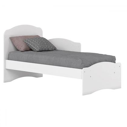 Imagem de Quarto de Bebê Completo Doha 2 Portas 8 Gavetas com Espelho Branco - Henn