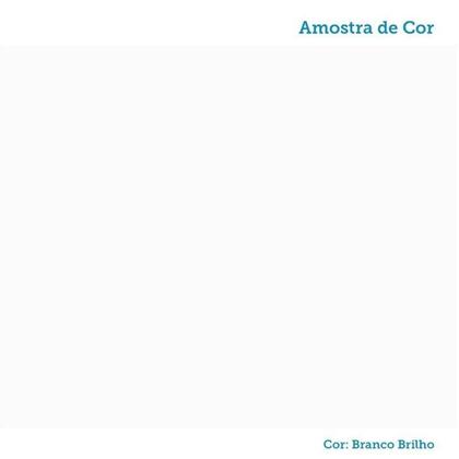 Imagem de Quarto de Bebê Completo Guarda-roupa 3 Portas Cômoda e Berço Minicama 100% Mdf Nina Espresso Móveis Branco Brilho