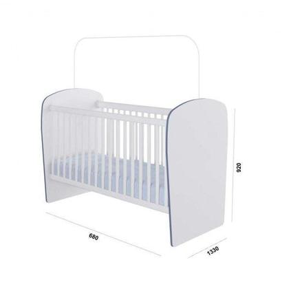 Imagem de Quarto de Bebê Completo Leãozinho com Guarda-Roupa 2 Portas, Cômoda e Berço Espresso Móveis