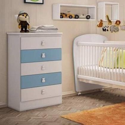 Imagem de Quarto de Bebê Completo Leãozinho com Guarda-Roupa 2 Portas, Cômoda e Berço Espresso Móveis