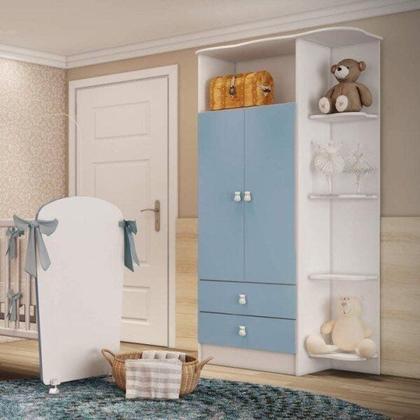 Imagem de Quarto de Bebê Completo Leãozinho com Guarda-Roupa 2 Portas, Cômoda e Berço Espresso Móveis