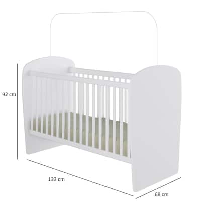 Imagem de Quarto de Bebê Completo Ursinho Móveis Percasa Branco