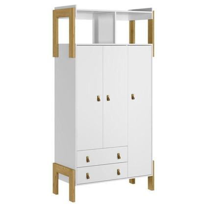 Imagem de Quarto De Bebê Fantasia Branco Acetinado Com Colchão Gazin - Qmovi