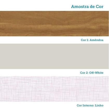 Imagem de Quarto de Bebê Guarda Roupa 3 Portas e Berço Minicama 4 em 1 Levy 100% MDF Espresso Móveis