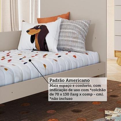 Imagem de Quarto de Bebê Guarda Roupa 3 Portas e Berço Minicama 4 em 1 Levy 100% MDF Espresso Móveis