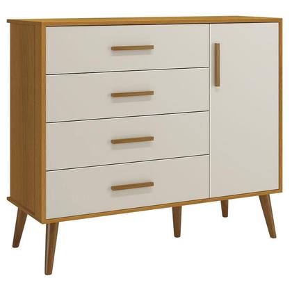 Imagem de Quarto de Bebê Isis 3 Portas Areia Acetinado Savana - Reller